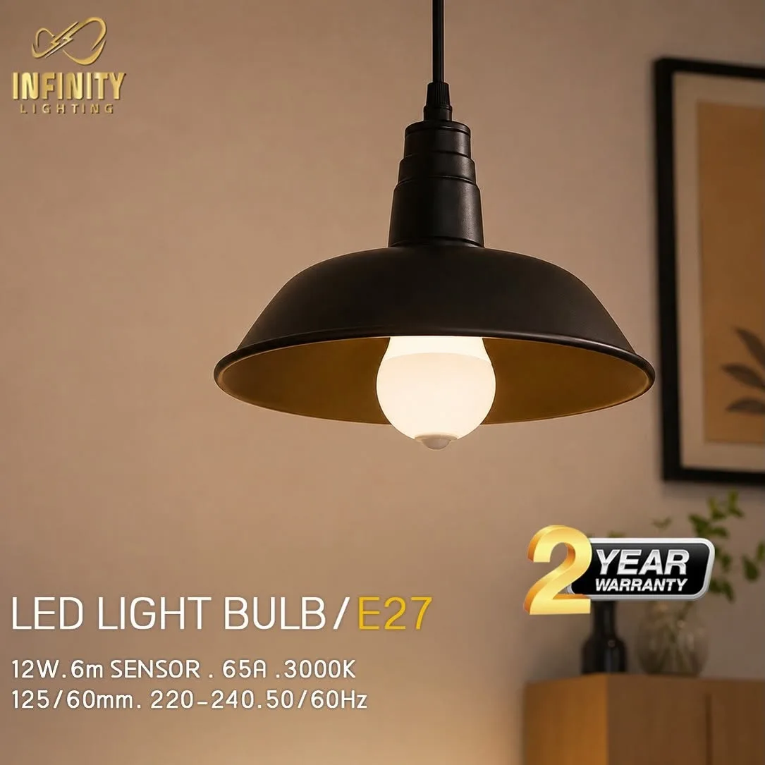 LED SENSOR LIGHT BULB – E27